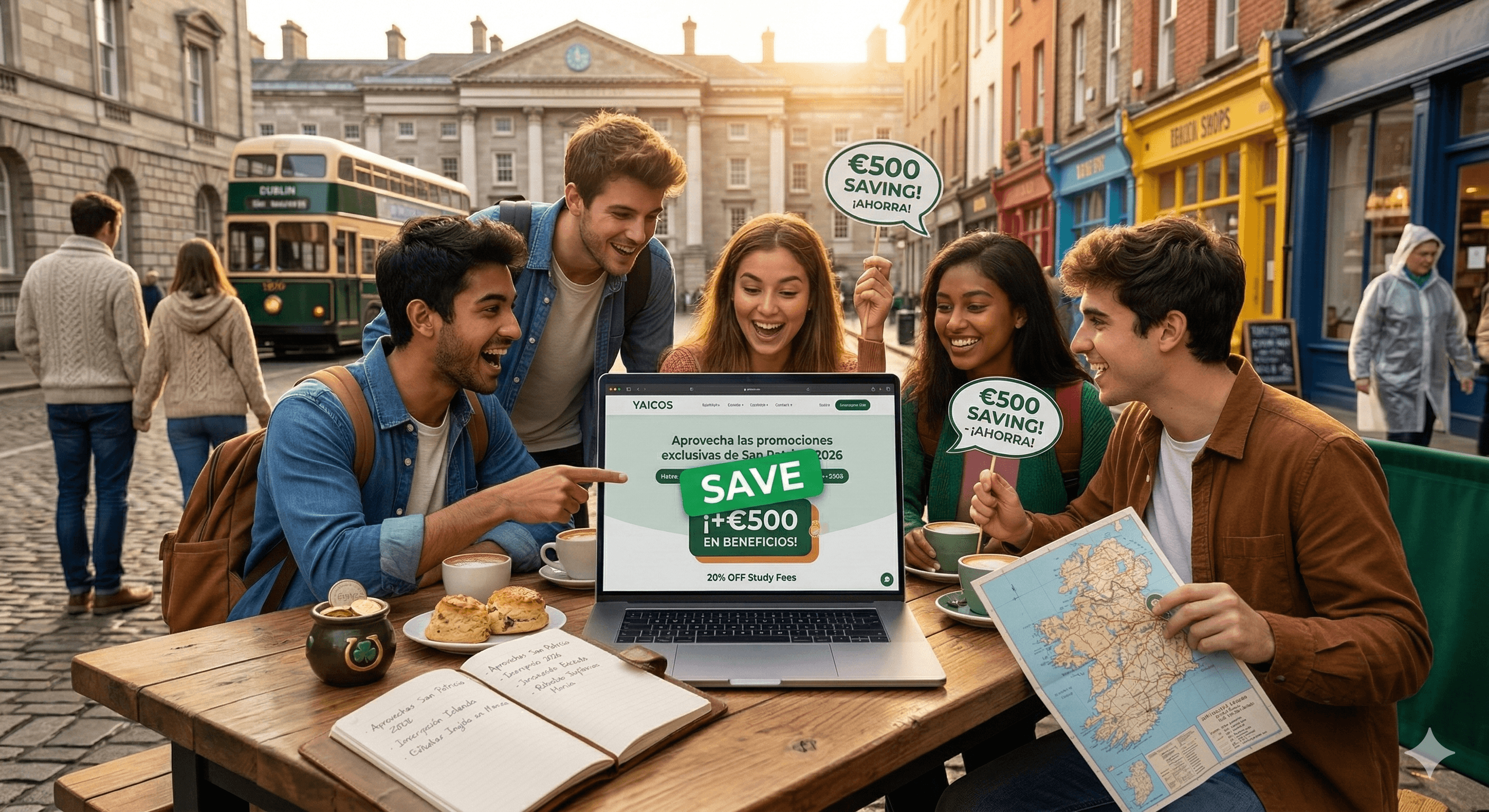 🍀 San Patricio: Ofertas para estudiar inglés en Irlanda