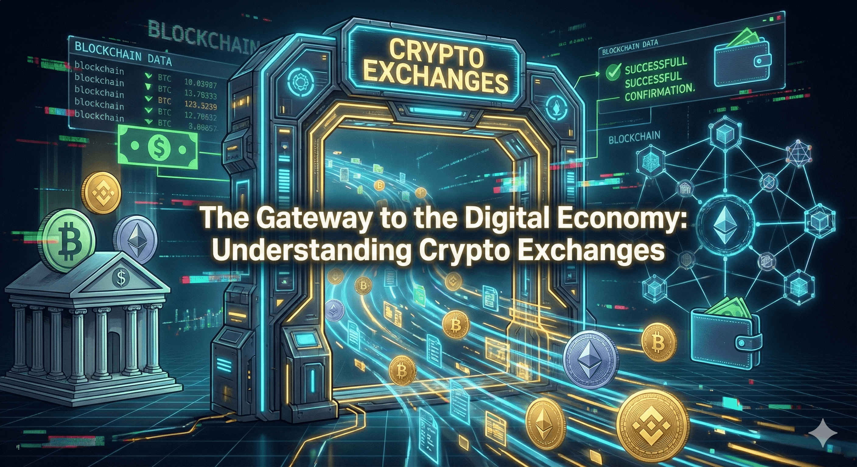 What are Exchanges (Binance, Coinbase, Bybit)