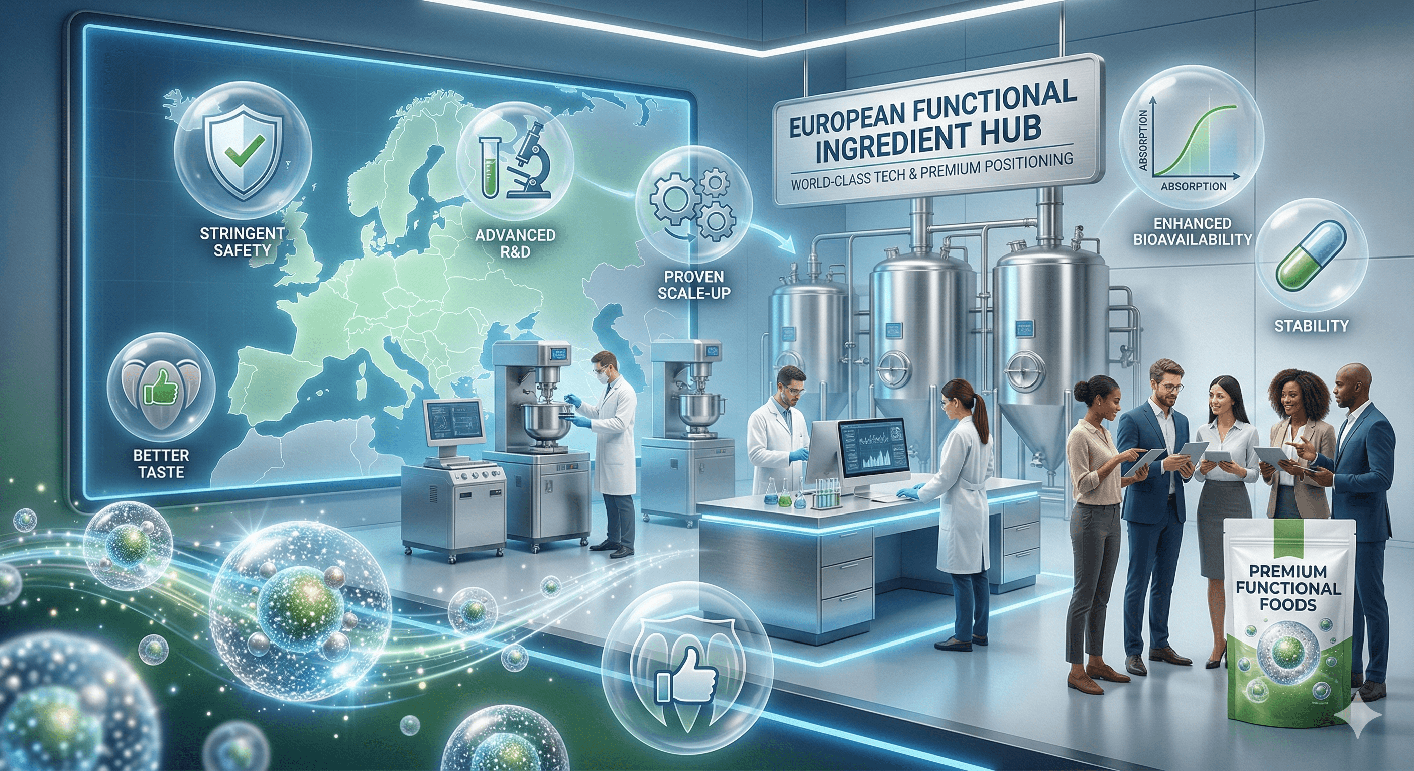 Europe  Nanoencapsulated Functional Ingredients