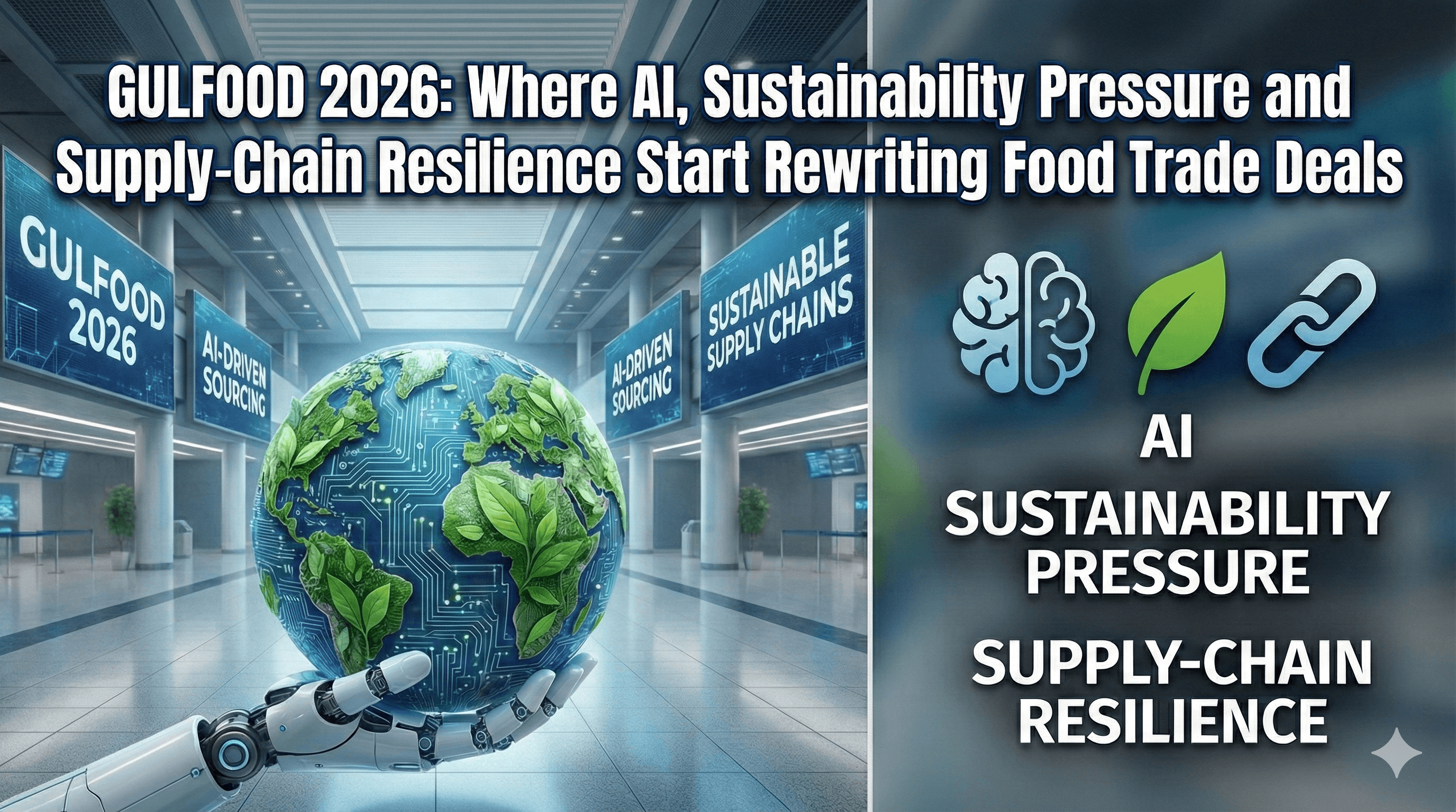 Gulfood 2026 in Dubai is rewriting food trade.