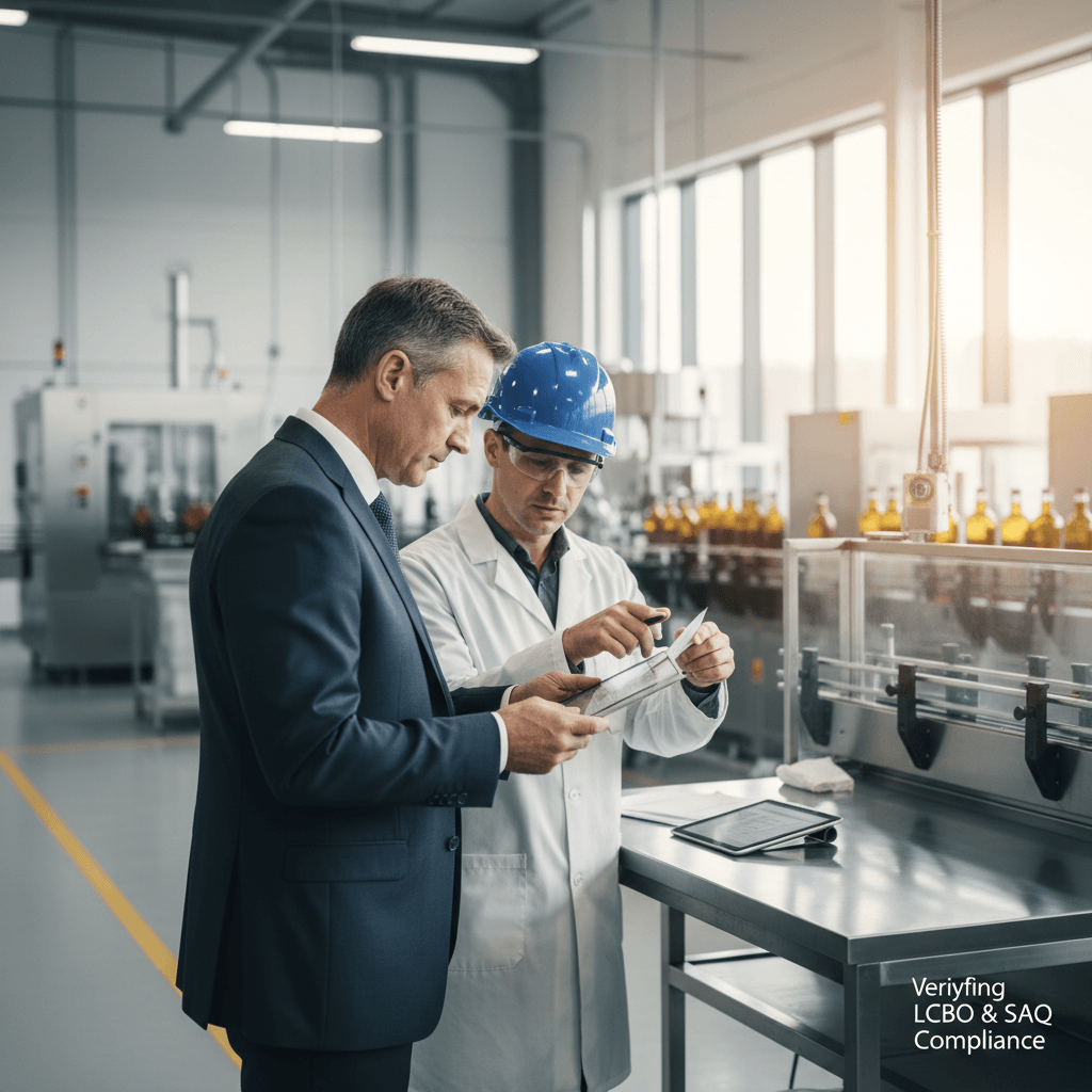 Verifying LCBO & SAQ Compliance on the European Factory Floor