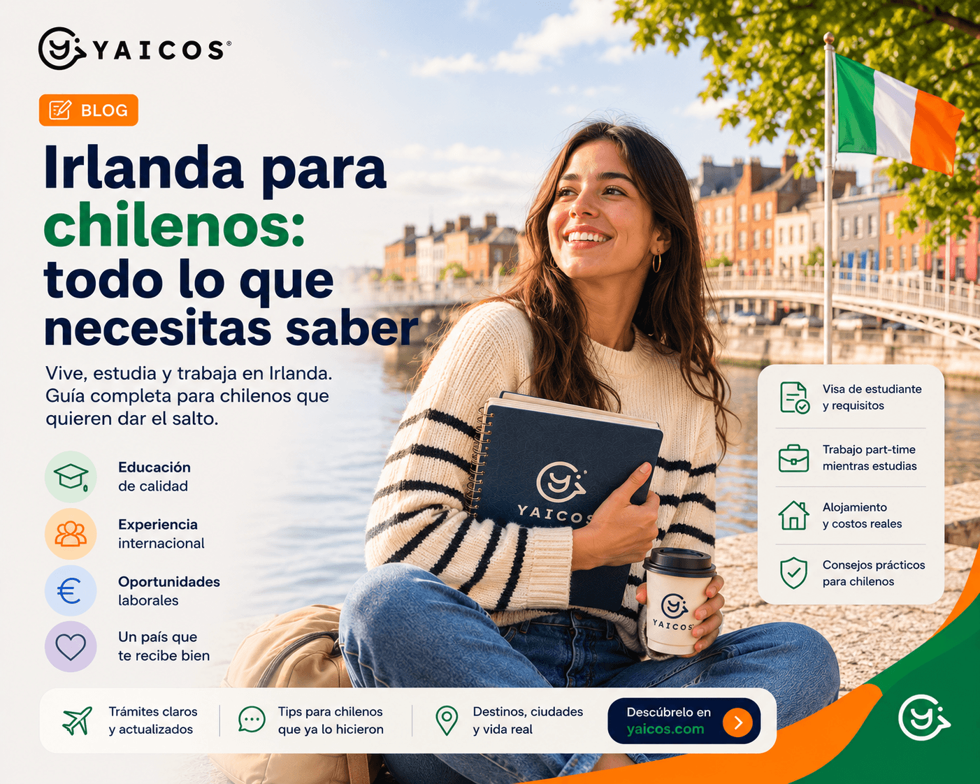 Visa de estudiante en Irlanda para chilenos: requisitos y costos 2026