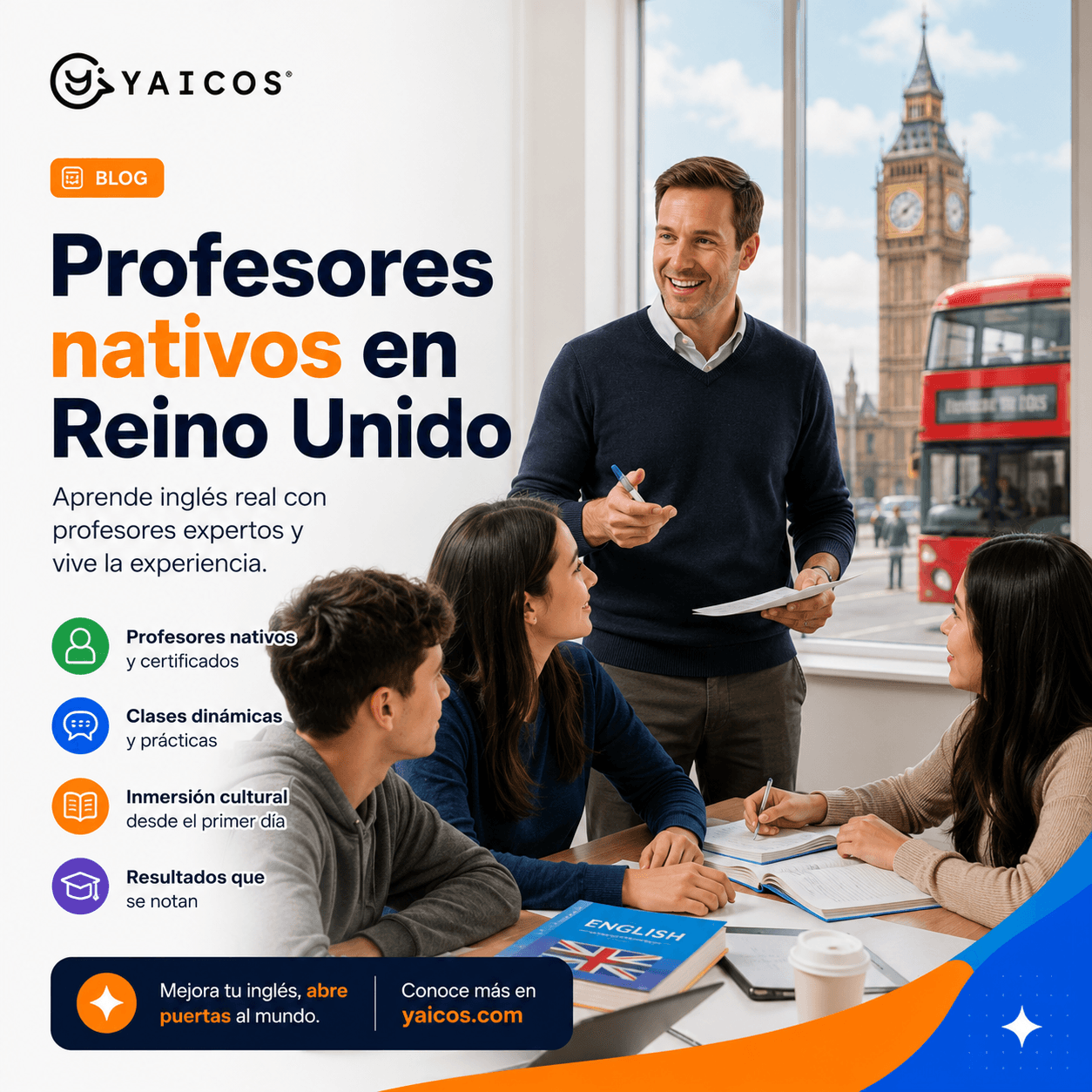 Profesor nativo vs no nativo para aprender inglés: ¿cuál te conviene?