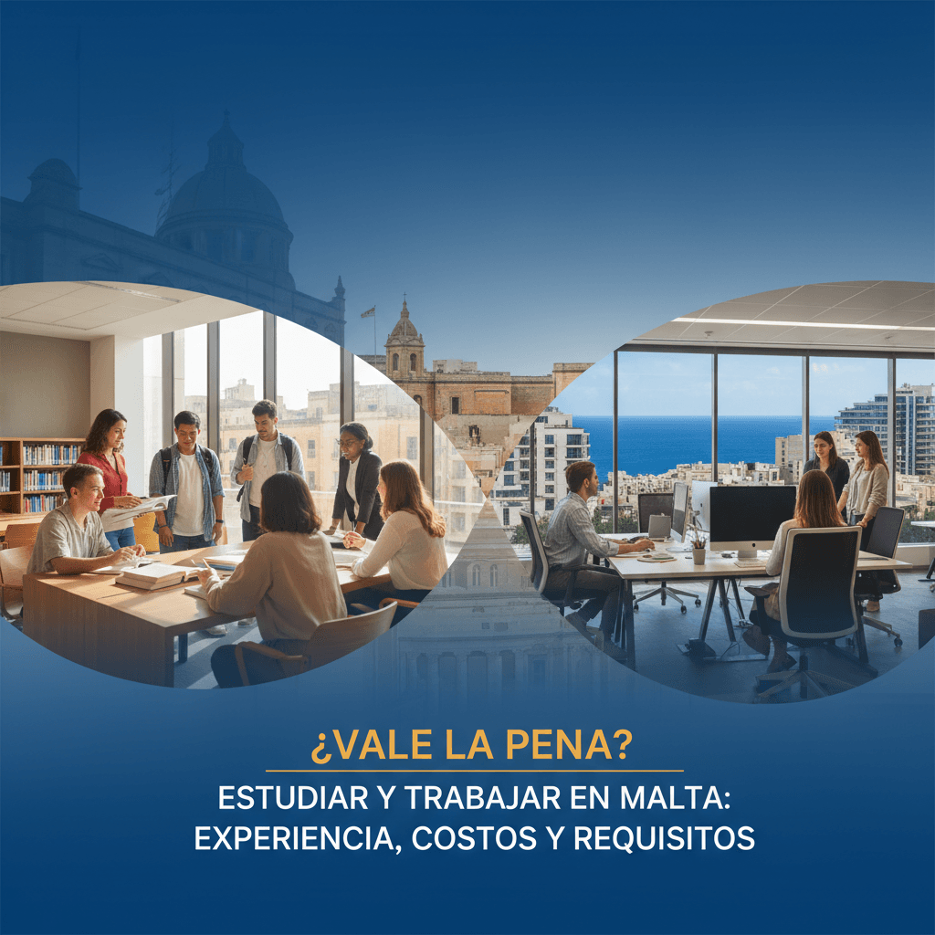 ¿Vale la Pena? Estudiar y Trabajar en Malta: Experiencia, Costos y Requisitos.
