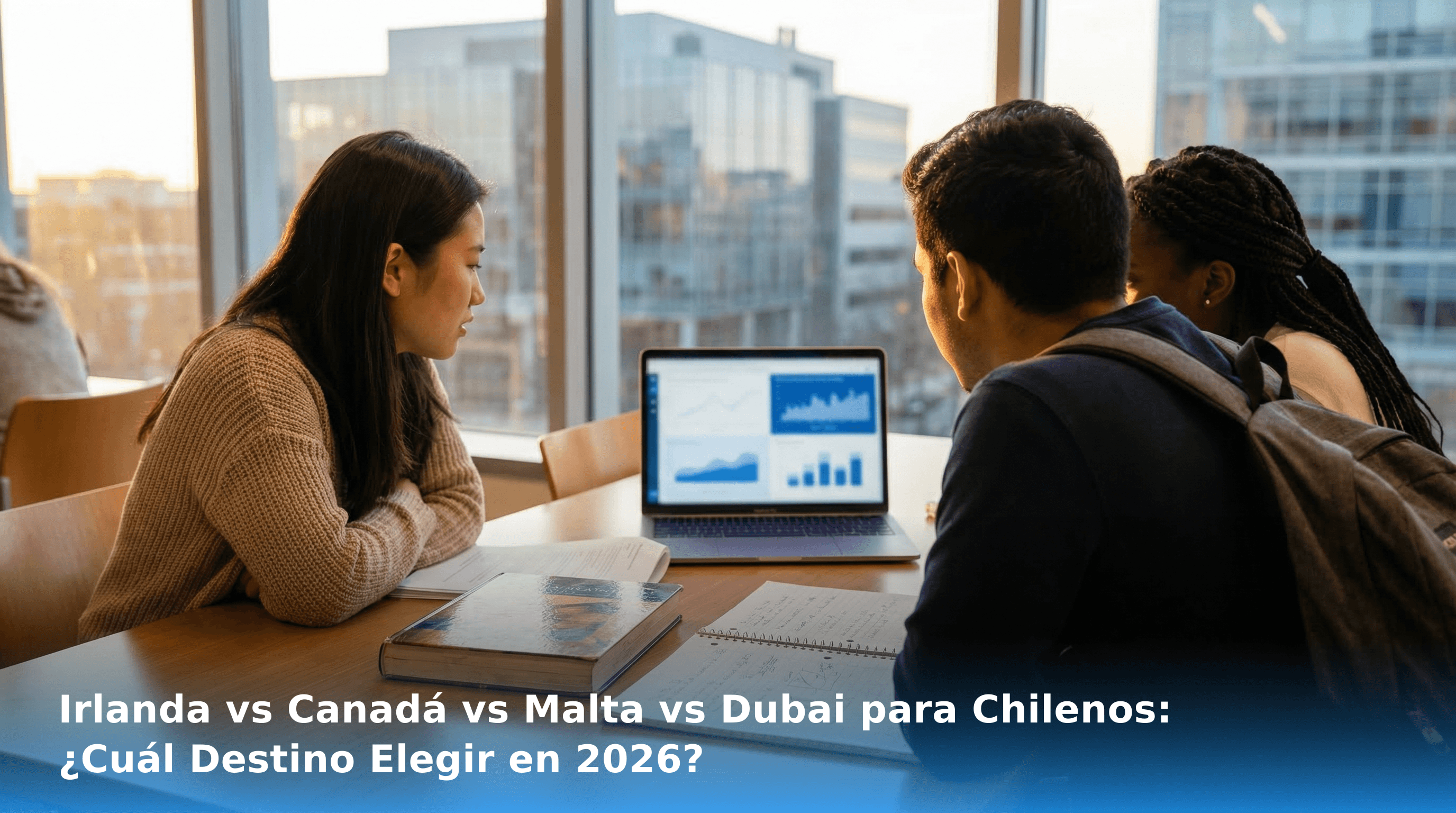 Chilenos 2026: Irlanda, Canadá, Malta o Dubái, ¿Cuál Elegir?