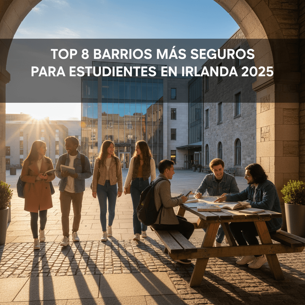 Top 8 Barrios Más Seguros para Estudiantes en Irlanda 2025